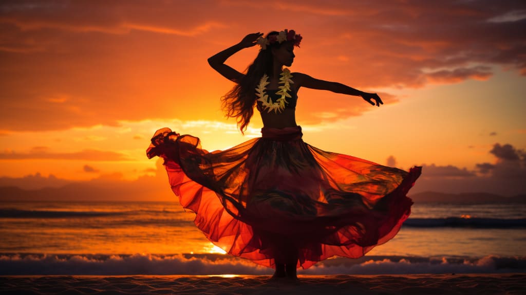 hula sunset