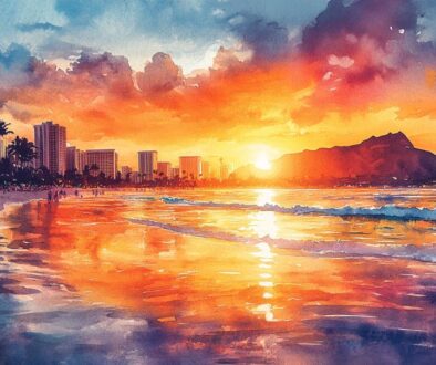 Oahu's Charm on Waikiki Beach