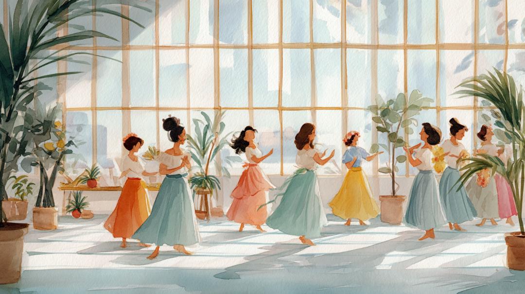 Hula dance popular among housewives