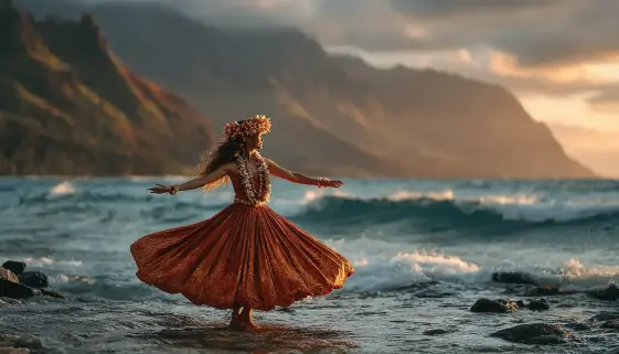 フラは宗教ではなく文化であることを表現したハワイの自然と踊り